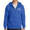 Tall Essential Fleece Full Zip Hooded Sweatshirt Thumbnail